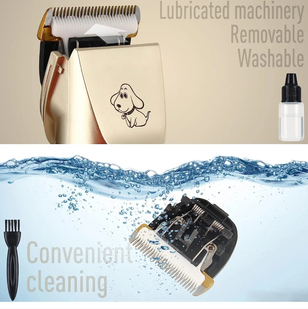 Pet Shaver Rechargeable Cordless Electric Hair Clippers Set